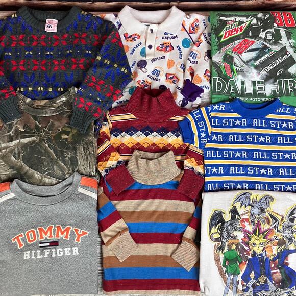 Vintage 55pc Kids Vintage Bundle Lot Cartoons, Sports, Nike, & More - Picture 1 of 8